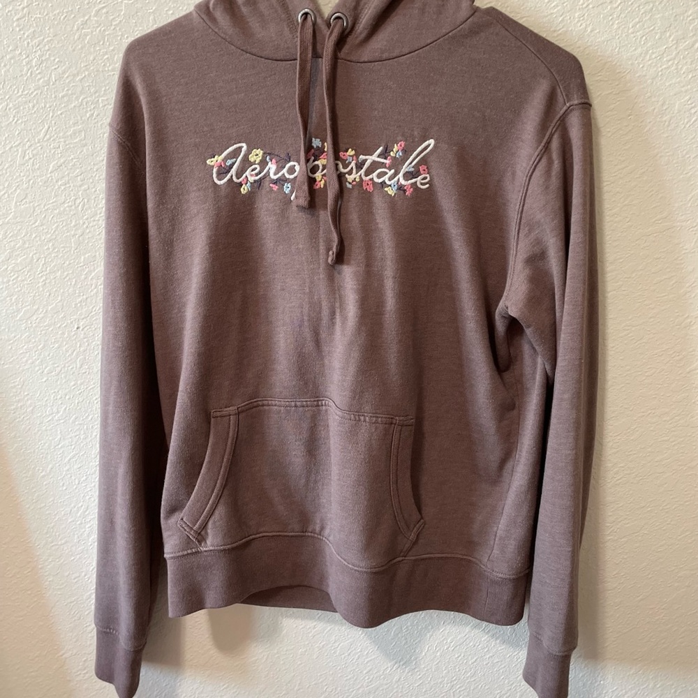 Light floral hoodie